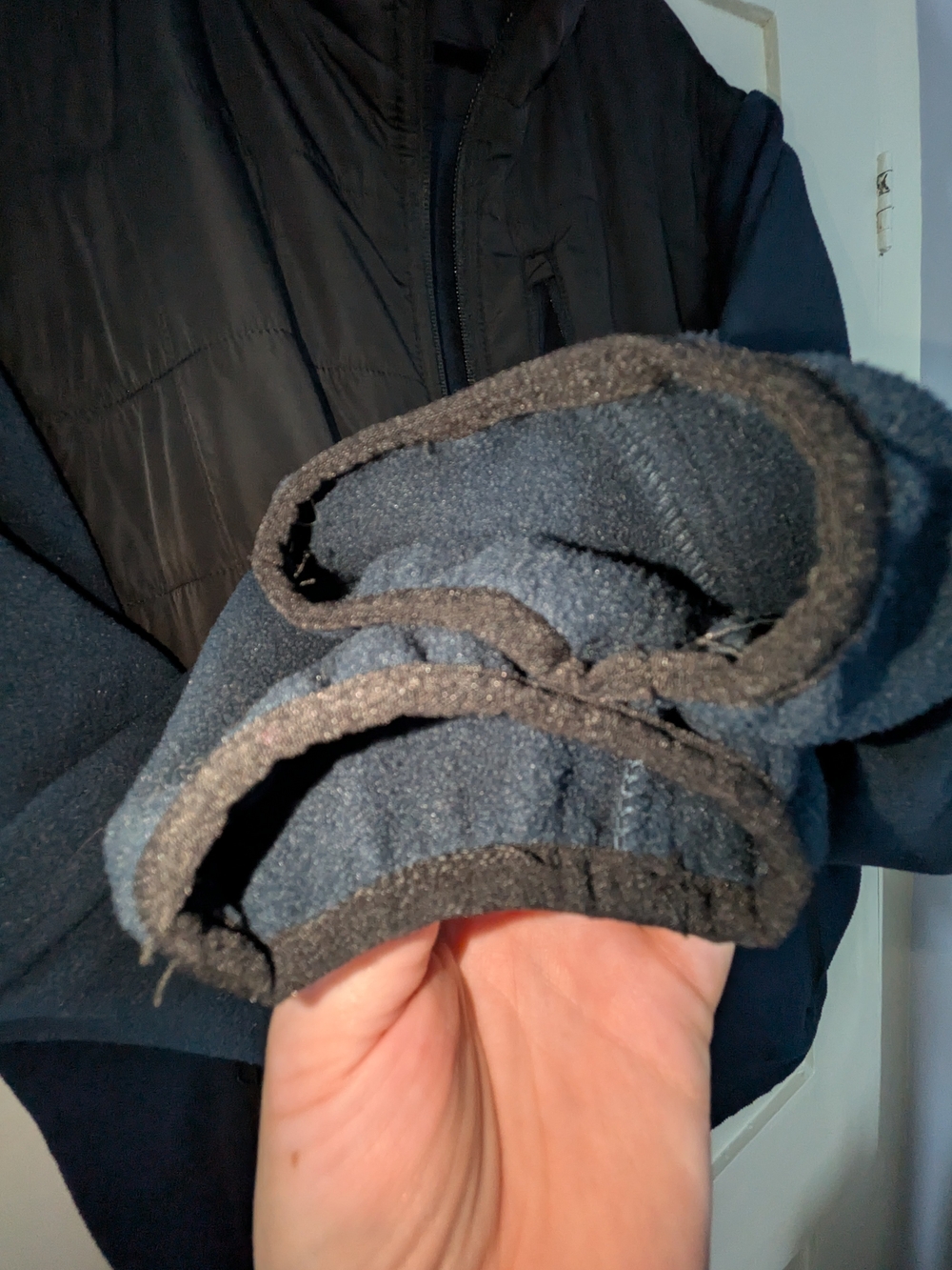Calvin Klein Navy and Black Hybrid Performance Jacket - Picture 12 of 14
